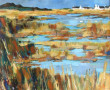 Pierre CARON (Xxème) "Le marais", huile 