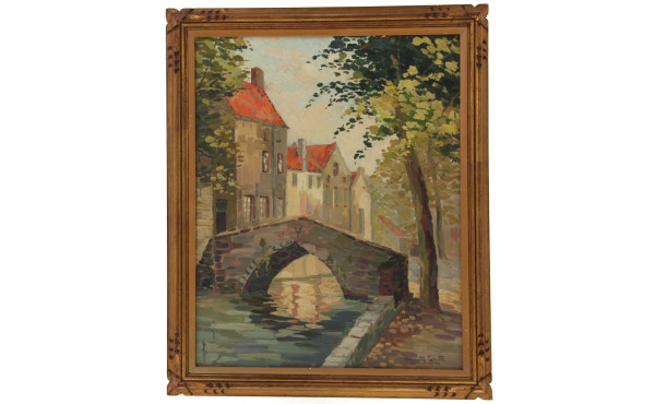 Henriette TUROTTE (Xxème) "Petit pont de