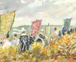 Robert Le RHUN (1936-2006) "La Troménie 