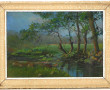 Louis CHAZAL (Xxème) "Paysage à la riviè