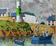Robert Le RHUN (1936-2006) "Le phare de 