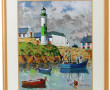 Robert Le RHUN (1936-2006) "Le phare de 