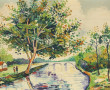 Elisée MACLET (1881-1962) "Paysage de bo
