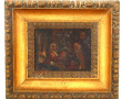 Ecole XIXème "Couple dans un intérieur e