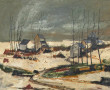 Max TOUPET (XXème) "Les Gets, Haute-Savo