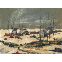Max TOUPET (XXème) "Les Gets, Haute-Savo