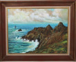 LE RHUN (Xxème) "La Pointe du Raz", huil