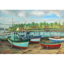 Gabriel CARADEC (1920-2004) "Bénodet, ba