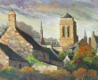Robert Le RHUN (1936-2006) "Locronan " H