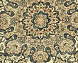 Petit tapis en soie mercerisée (usures a
