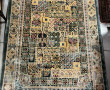 Tapis moderne en laine et soie mercerisé