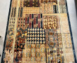 Tapis moderne en laine et soie mercerisé
