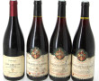 Lot de 4 bouteilles de BOURGOGNE: - 1 B
