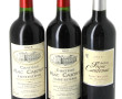 Lot de 3 bouteilles de BORDEAUX: - 2 B 