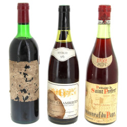 Lot de 3 bouteilles: - 1 B CHATEAUNEUF 