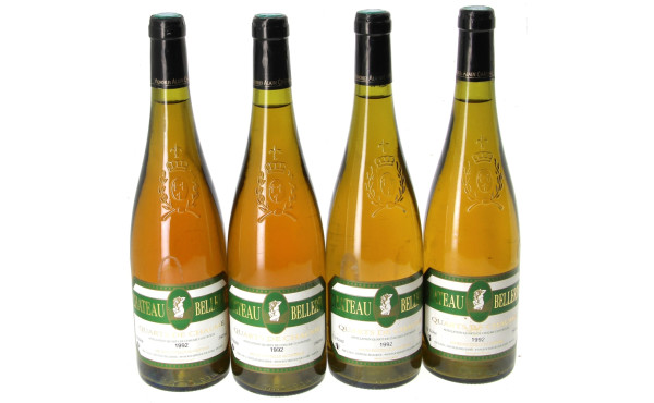4 B QUARTS DE CHAUME 1992 Ch Bellerive (