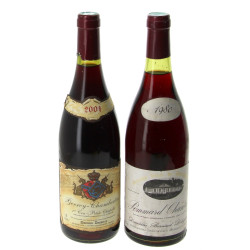 Lot de 2 bouteilles: - 1 B POMMARD CHAN