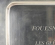 Coupe vide-poche en métal argenté à déco
