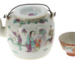 CHINE fin XIXème - Théière en porcelaine