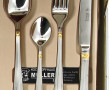 Ménagère en métal et métal doré, 70 pièc