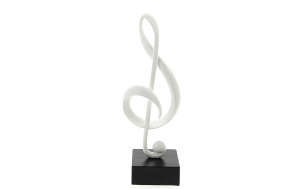 Sculpture moderne en résine en forme de 