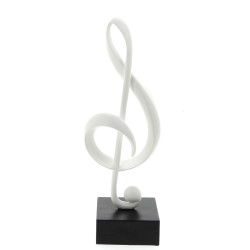 Sculpture moderne en résine en forme de 