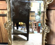 Miroir rocaille en bois et stuc (qqs pet