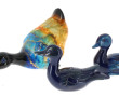 Lot de 3 canards décoratifs dans les ton