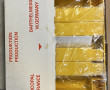 Table en plastique jaune SICOPAL années 