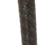 Canne africaine en bois sculpté, pommeau