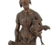 Alfred BARYE (1839-1882) "La fermière et