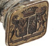 Petit cachet en argent avec armoiries, m