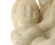 Grande Vierge à l'Enfant en plâtre patin