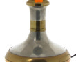 Pied de lampe en laiton et étain, années