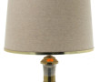 Pied de lampe en laiton et étain, années