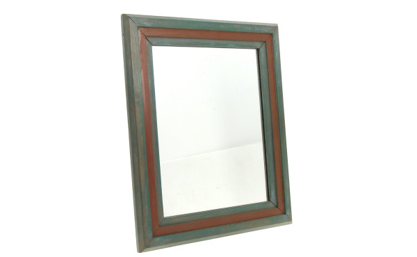 Miroir rectangulaire encadrement bois pa