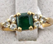 Bague en or jaune 18 carats, poinçon têt