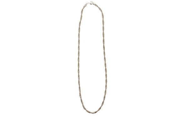 Collier à maille torsadée en argent 925è