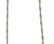 Collier à maille torsadée en argent 925è