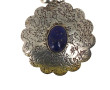 Pendentif en argent et lapis lazuli, sur