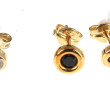 Paire de puces d'oreilles en or jaune 75
