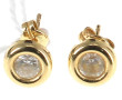 Paire de puces d'oreilles en or jaune 75