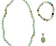 Lot de 3 bijoux pouvant former parure : 