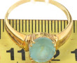 Bague en or jaune 18 cts, poinçon tête d