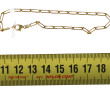 Bracelet en or jaune 18 cts maille allon
