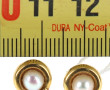 Paire de BO en or jaune 18 cts, poinçon 