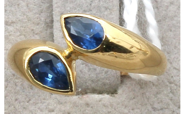 Bague jonc en or jaune 18 carats, poinço