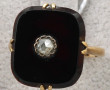 Bague ancienne en or jaune 18 cts, poinç