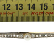 Broche barrette ancienne deux ors 18 cts