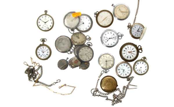 Lot de montres gousset et de col vendues